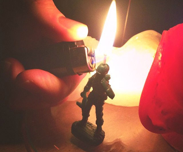 Army Men Candles 1