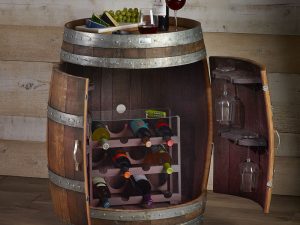 Authentic Wine Barrel Cabinet | Million Dollar Gift Ideas