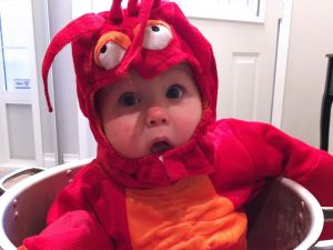 Baby Lobster Costume 1