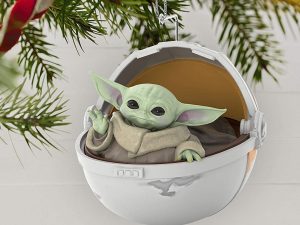 Baby Yoda Christmas Tree Ornament 1