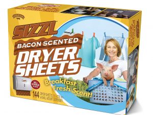 Bacon Scented Dryer Sheets | Million Dollar Gift Ideas