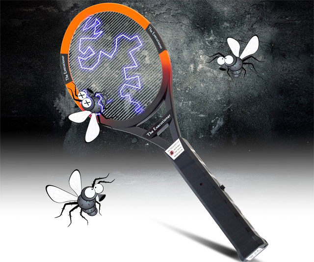 Bug Zapper Tennis Racquet