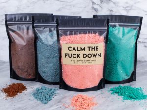 Calm The Fuck Down Bath Bomb Bag | Million Dollar Gift Ideas