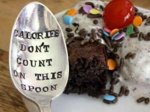 Calories Don’t Count Spoon | Million Dollar Gift Ideas