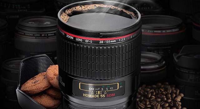 Camera Lens Coffee Mug 1