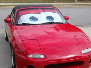 Cars Lightning McQueen Sunshade | Million Dollar Gift Ideas