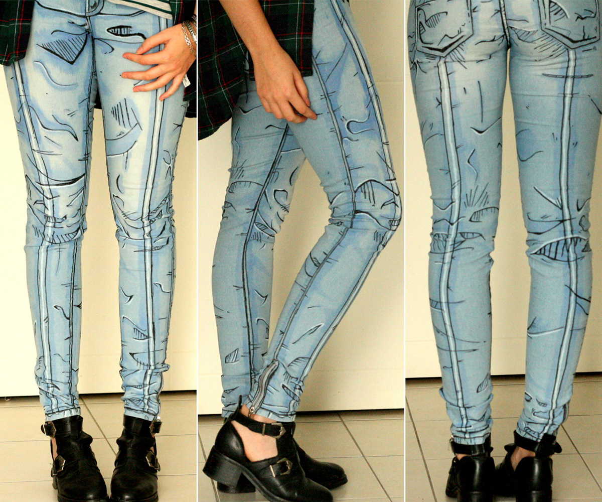Cel Shaded Jeans 1