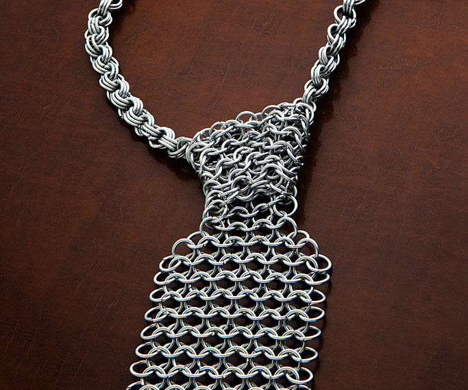 Chain Mail Necktie