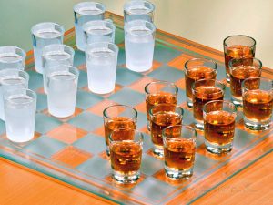 Checkers Shotglass Drinking Game | Million Dollar Gift Ideas