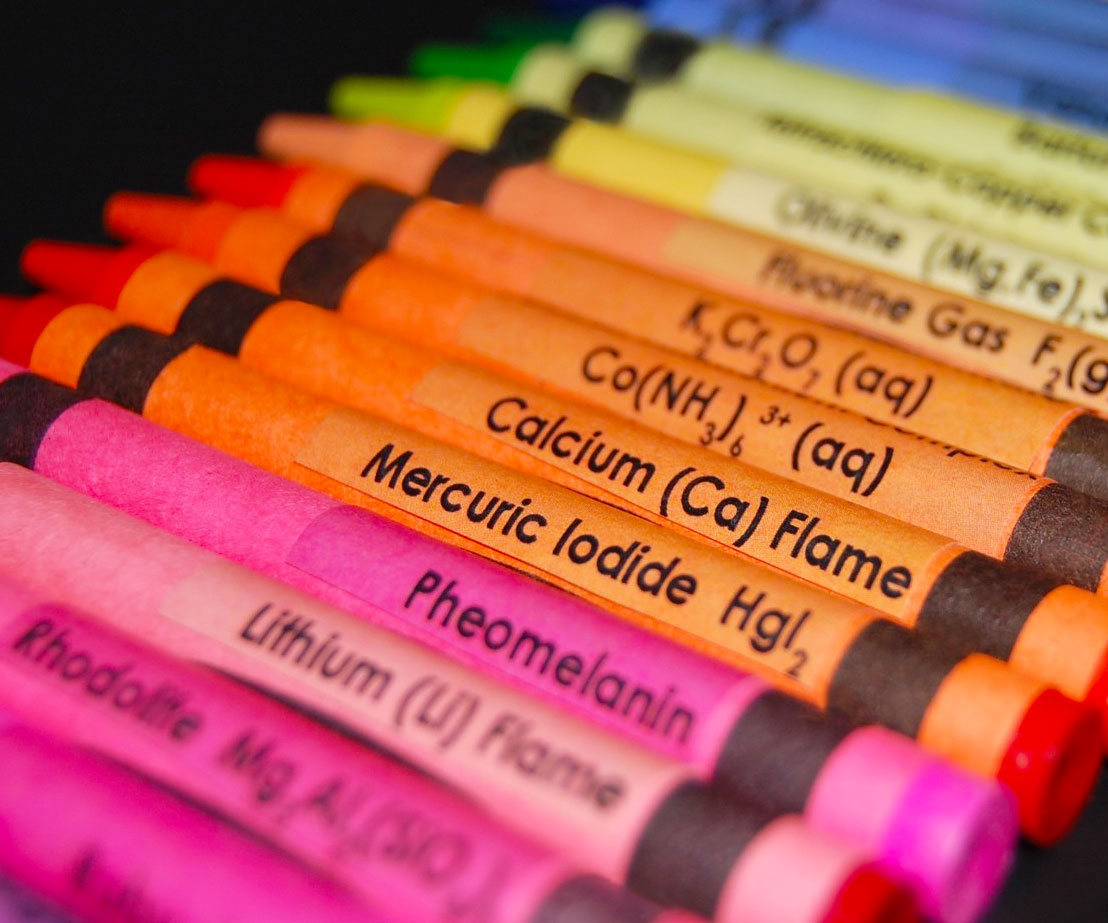 Chemistry Element Crayon Labels