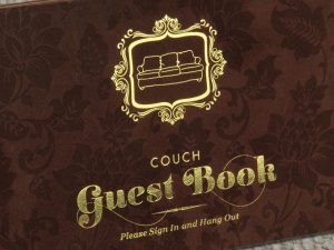Couch Guest Book | Million Dollar Gift Ideas