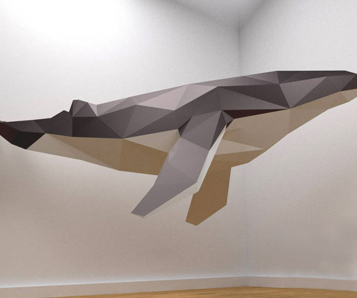 DIY Giant 3D Papercraft Whale