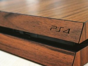 Dark Wood Playstation 4 Skin | Million Dollar Gift Ideas