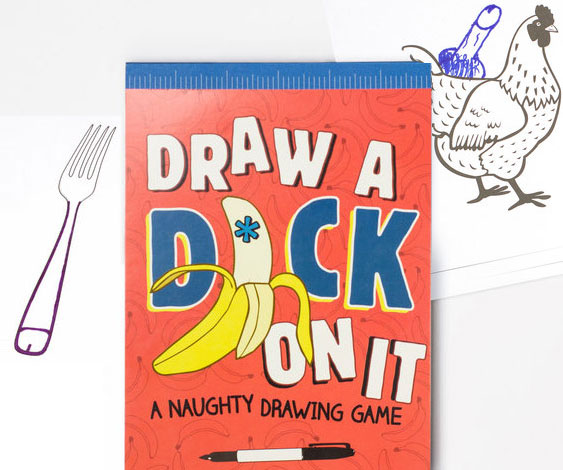 Draw A Dick On It Illustration Book