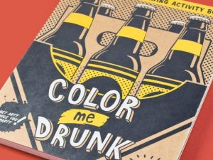Drinking And Drawing Coloring Book | Million Dollar Gift Ideas