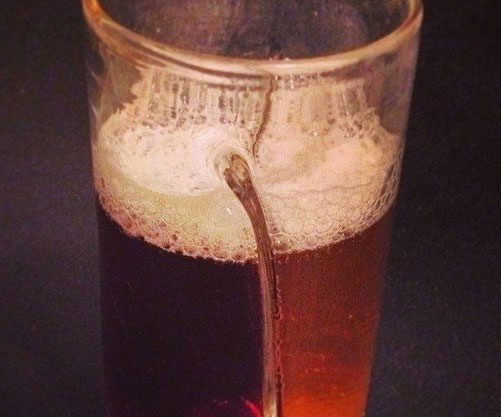Dual Chamber Beer Glass 1