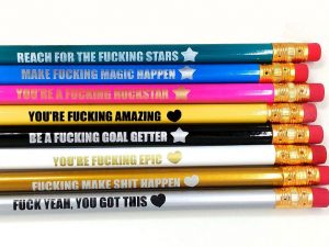 F*cking Positive Pencils | Million Dollar Gift Ideas