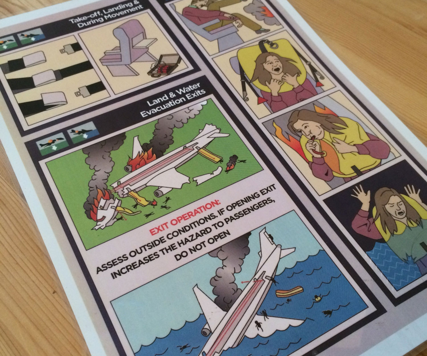 Fight Club Flight Safety Pamphlets 2