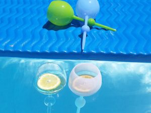 Floating Self Standing Wine Glass 1