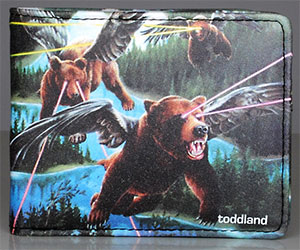 Flying Laser Bears Wallet