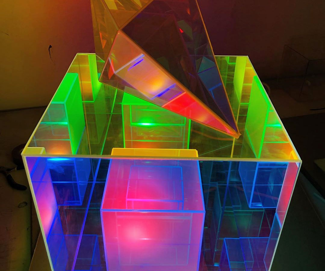 Freshnel Major Infinity Glass Cube 2