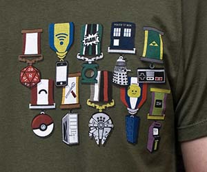 Geek Achievement Badges Shirt