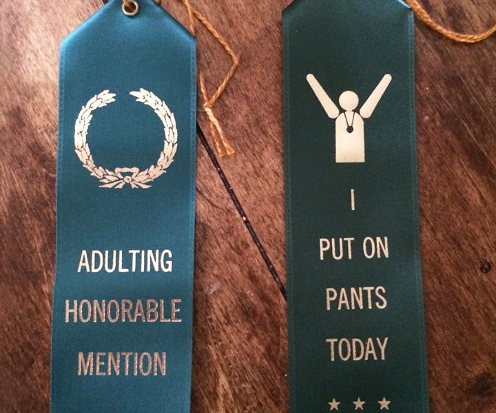 Grown-Up Award Ribbons