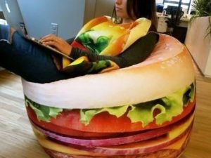 Hamburger Beanbag | Million Dollar Gift Ideas