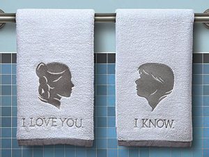 Han And Leia Hand Towels | Million Dollar Gift Ideas