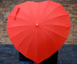 Heart Shaped Umbrella