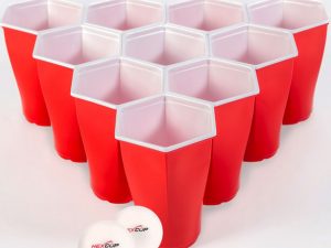 Hexagonal Shaped Beer Pong Cups | Million Dollar Gift Ideas