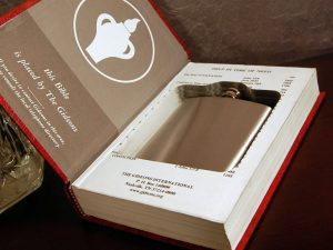 Hollow Bible Flask | Million Dollar Gift Ideas