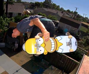 Homer Simpson Skateboard