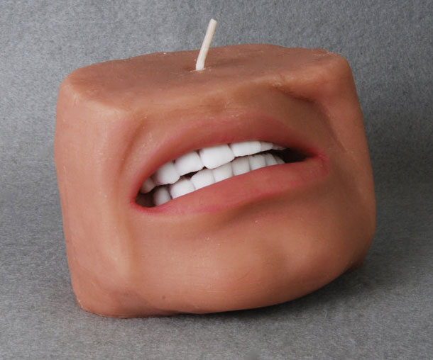 Human Face Candle