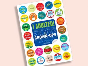 I Adulted! Stickers For Grown Ups | Million Dollar Gift Ideas