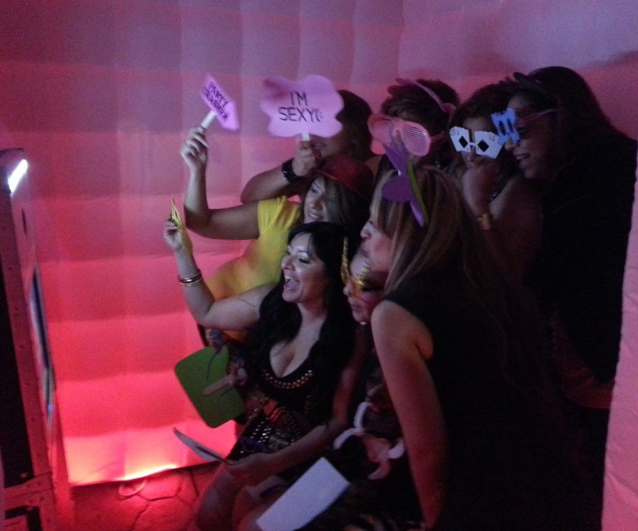 Inflatable LED Photo Booth