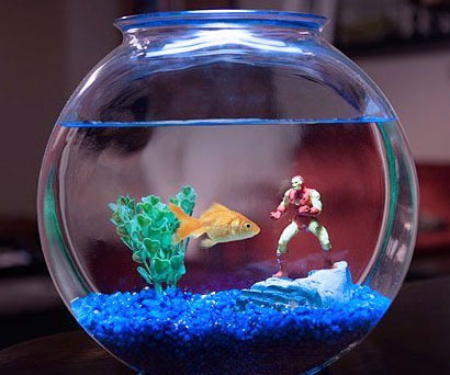 Iron Man Aquarium Ornament