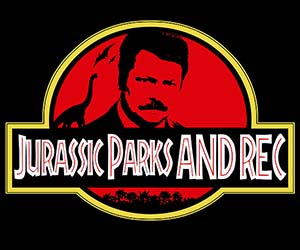 Jurassic Parks And Rec Shirt