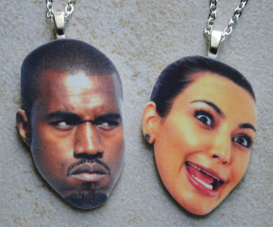 Kim And Kanye Necklace Set