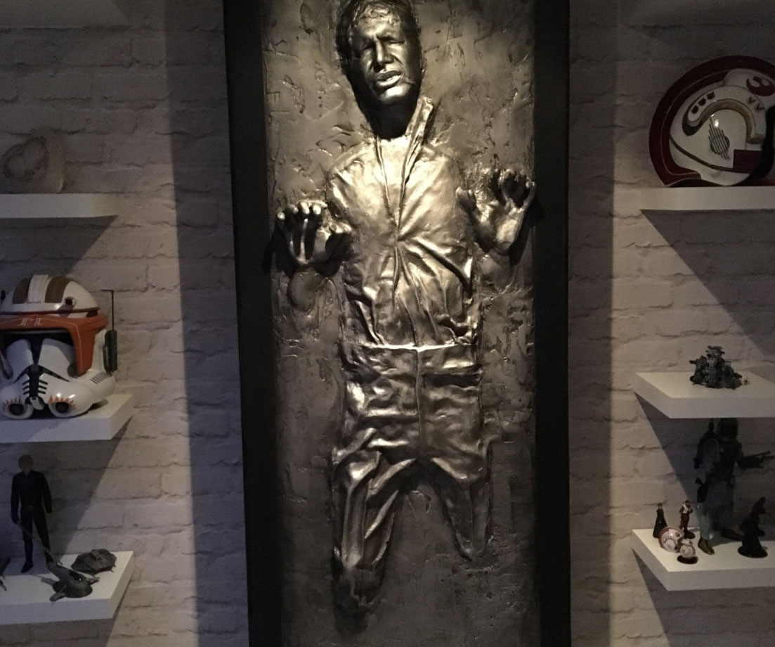 Life Size Han Solo Trapped In Carbonite 1