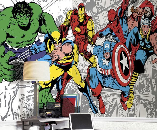 Marvel Classic Characters Wall Mural