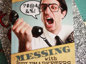 Messing With Telemarketers Book | Million Dollar Gift Ideas