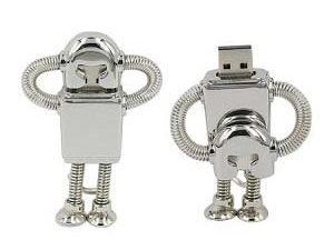Metal Robot USB Thumb Drive | Million Dollar Gift Ideas