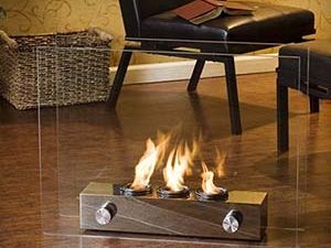 Mini Glass Fireplace | Million Dollar Gift Ideas