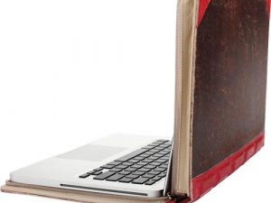Old Leather Book Laptop Case | Million Dollar Gift Ideas