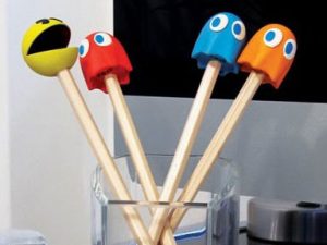 Pac-Man Pencil Top Erasers | Million Dollar Gift Ideas