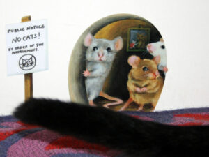 Scaredy Mice Mousehole Wall Sticker | Million Dollar Gift Ideas