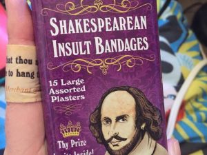 Shakespearean Insult Bandages | Million Dollar Gift Ideas