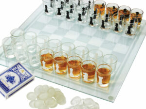 Shotglass Chess Game 1