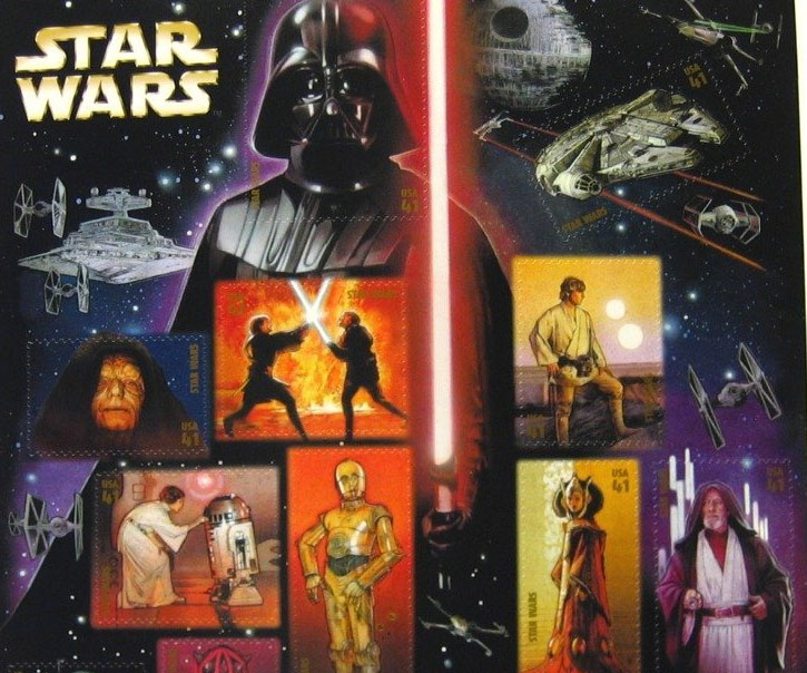 Star Wars Collectible Stamps 1